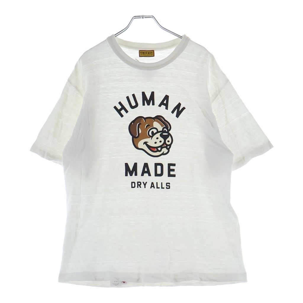 HUMAN MADE Tシャツ Bulldog ホワイト M HUMAN MADE (ヒューマンメイド) 26SS GRAPHIC T-SHIRT BULLDOG