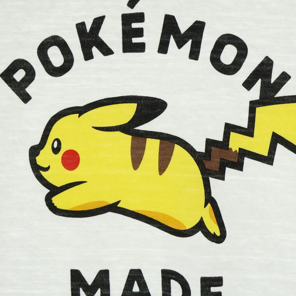 HUMAN MADE (ヒューマンメイド) ×POKEMON ピカチュウプリント 半袖T