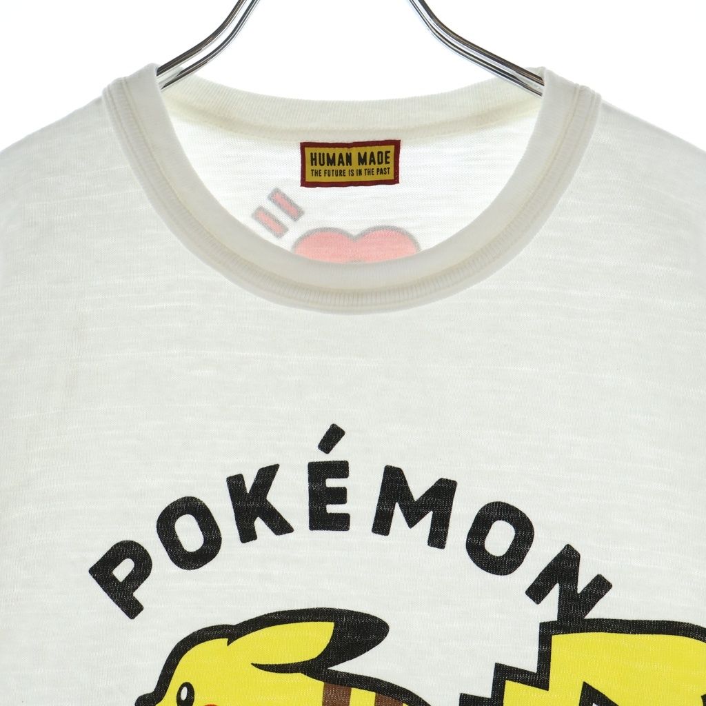 HUMAN MADE (ヒューマンメイド) ×POKEMON ピカチュウプリント 半袖T