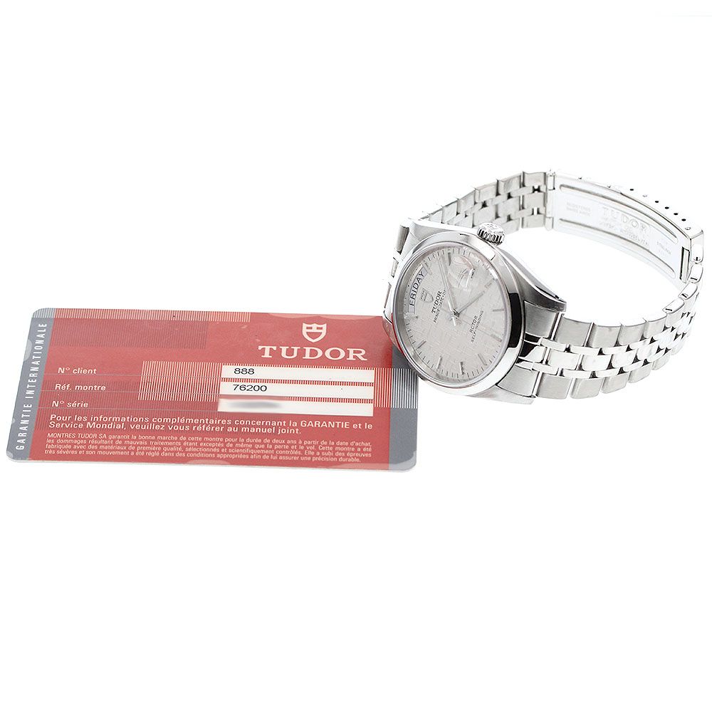 チュードル TUDOR 76200 プリンス デイトデイ 自動巻き メンズ 保証書
