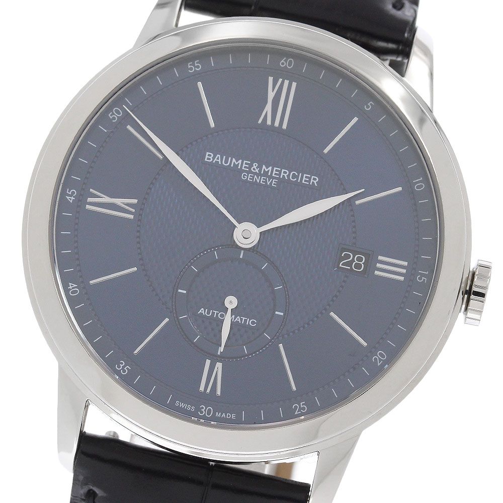 ボーム＆メルシェ Baume & Mercier M0A10480 クラシマ オートマティック デイト 自動巻き メンズ 良品 箱・保証書付き_972396 ボーム＆メルシェ Baume & Mercier M0A10480 クラシマ