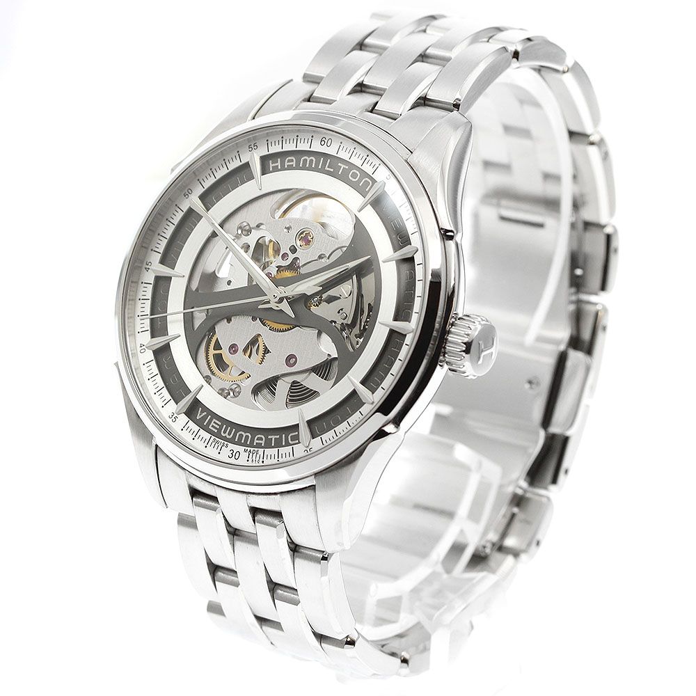 ハミルトン HAMILTON H425550 ジャズマスター ビューマチック スケルトン ジェント 自動巻き メンズ 箱・保証書付き_968043 ハミルトン HAMILTON H425550 ジャズマスター ビューマチック