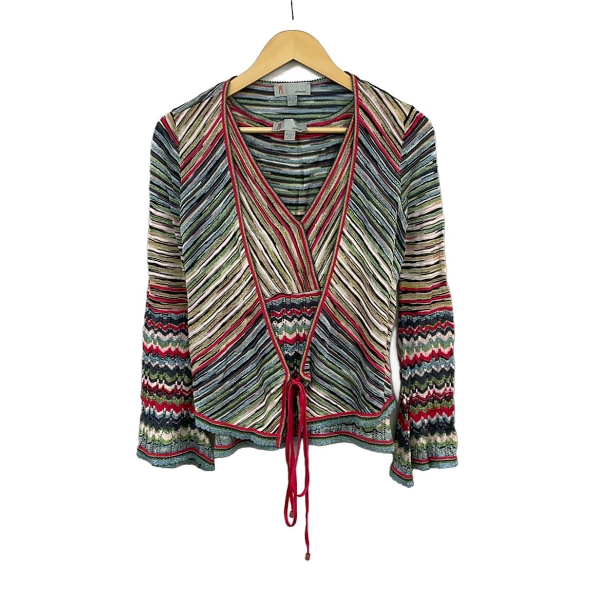 MISSONI(ミッソーニ) アンサンブル レディース - ライトピンク×ライトブルー×マルチ ボーダー/ラメ