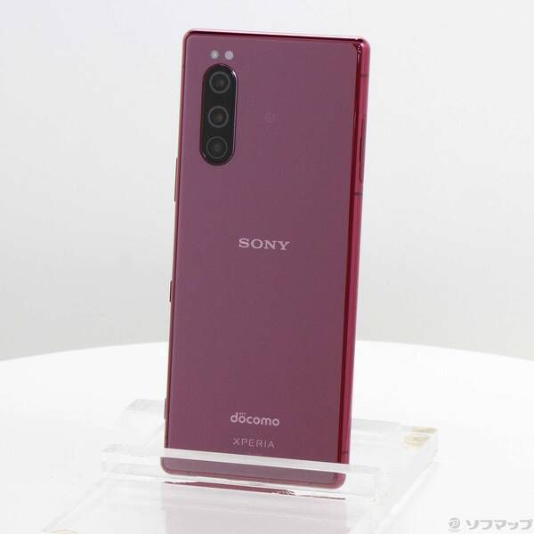 中古】Xperia 5 64GB レッド SO-01M SIMフリー - メルカリ