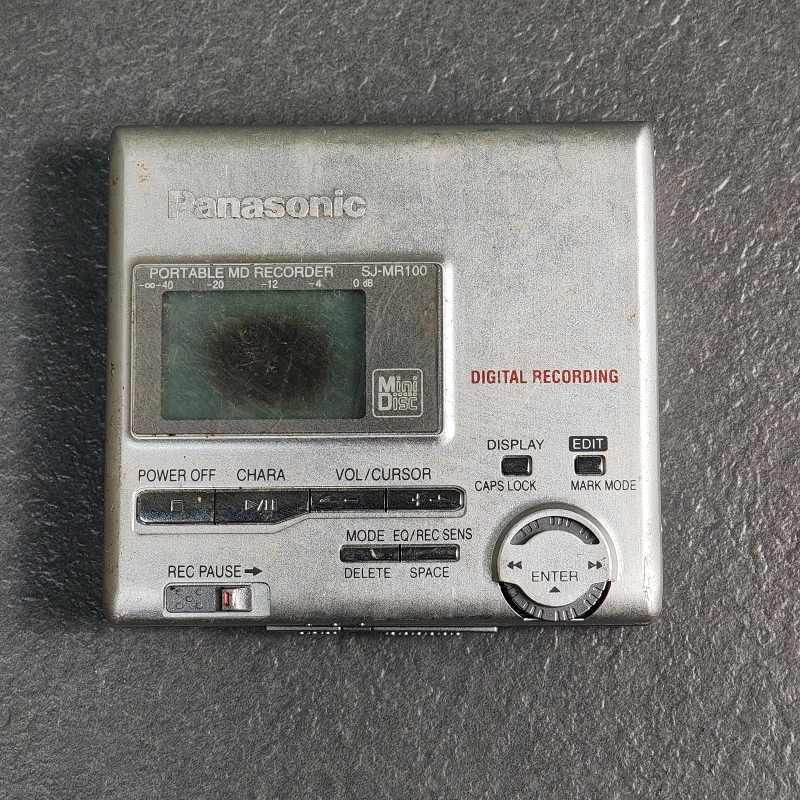 Panasonic SJ-MR100 ポータブル MD プレーヤー レコーダー