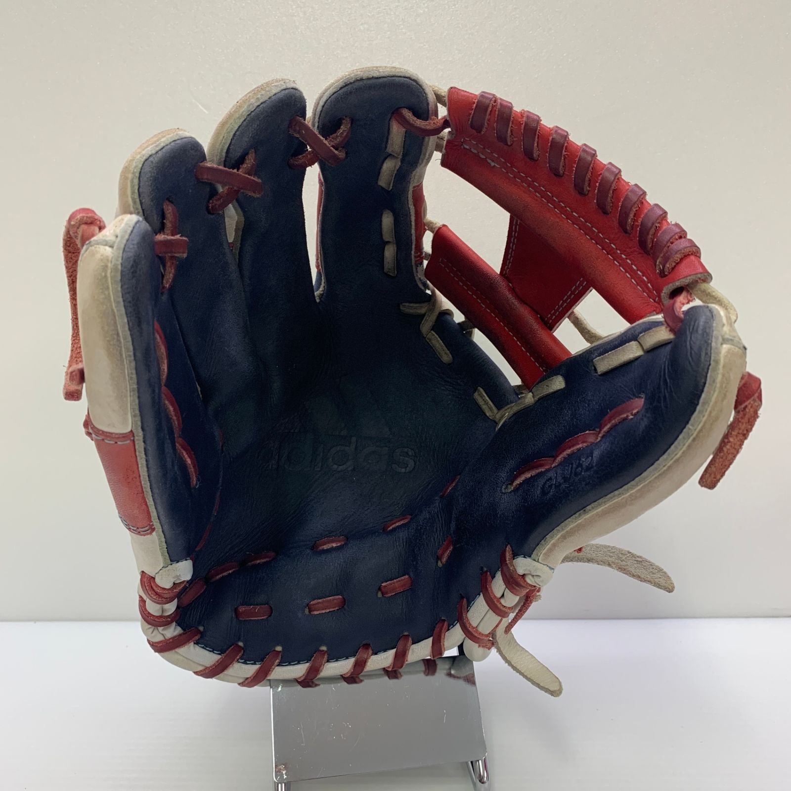 アディダス adidas GLJ62 トリコロールカラー 軟式 大人 一般 内野手用