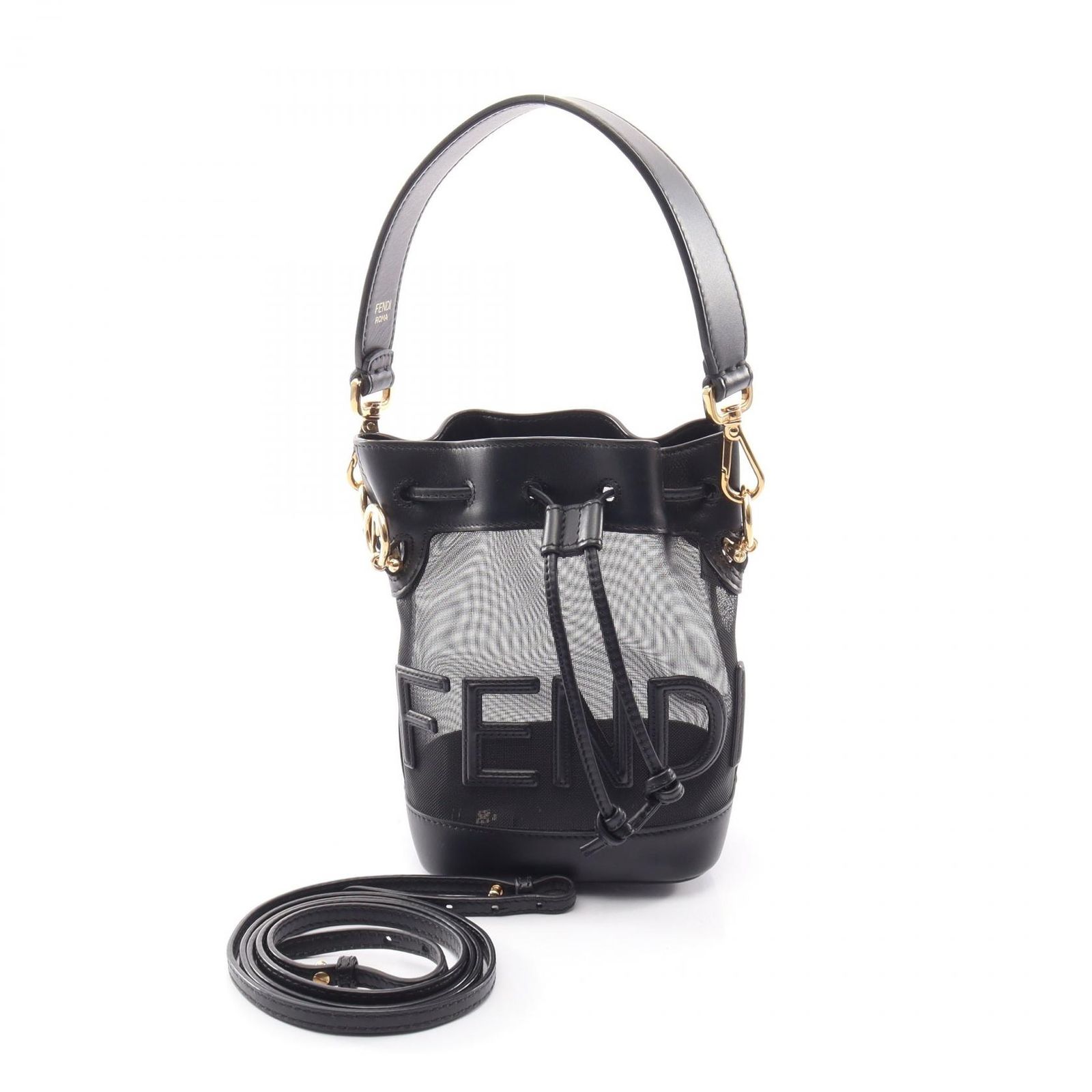 FENDI フェンディ ミニ モントレゾール メッシュ 2WAY ハンドバッグ
