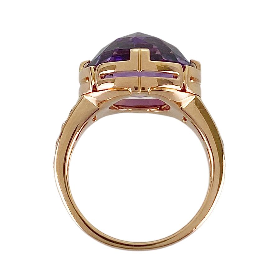 ブルガリ BVLGARI リング アレグラ スクエア ファセットカット 