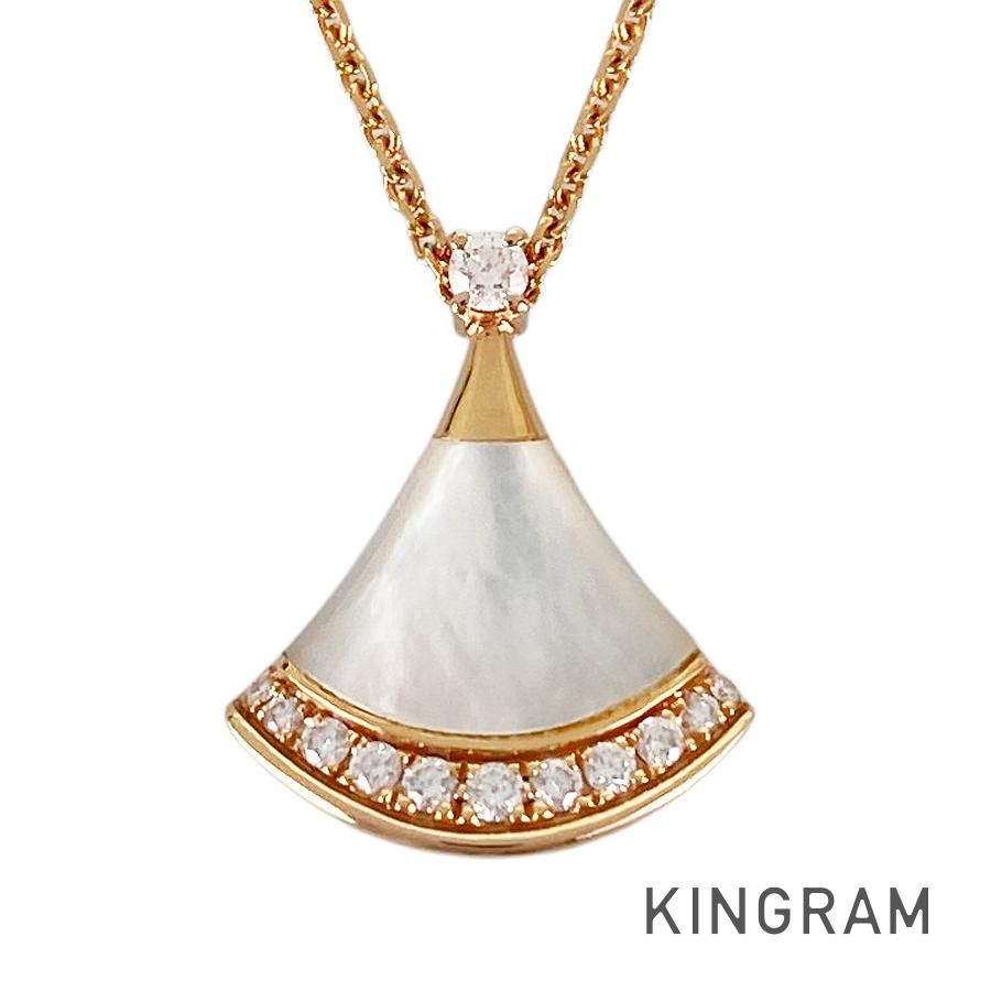 ブルガリ BVLGARI ディーヴァドリーム 358365 K18PG シェル ネックレス