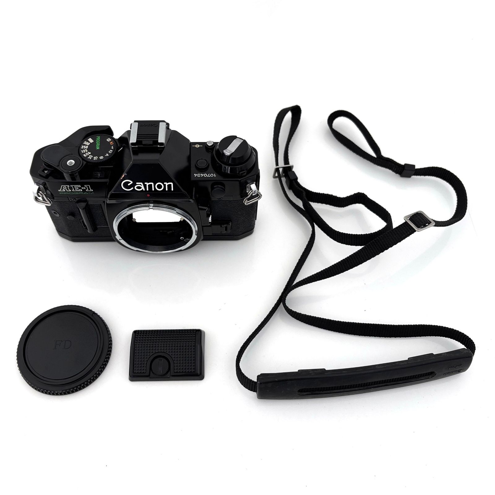 キヤノン】CANON AE-1 Program ブラック フィルム一眼レフ ストラップ