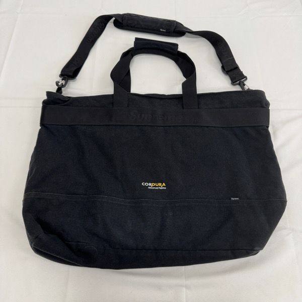 25SS Supreme トートバッグ ブラック CORDURA Supreme/シュプリーム【25SS】Tote Bag/トートバッグ/ブラック - メルカリ