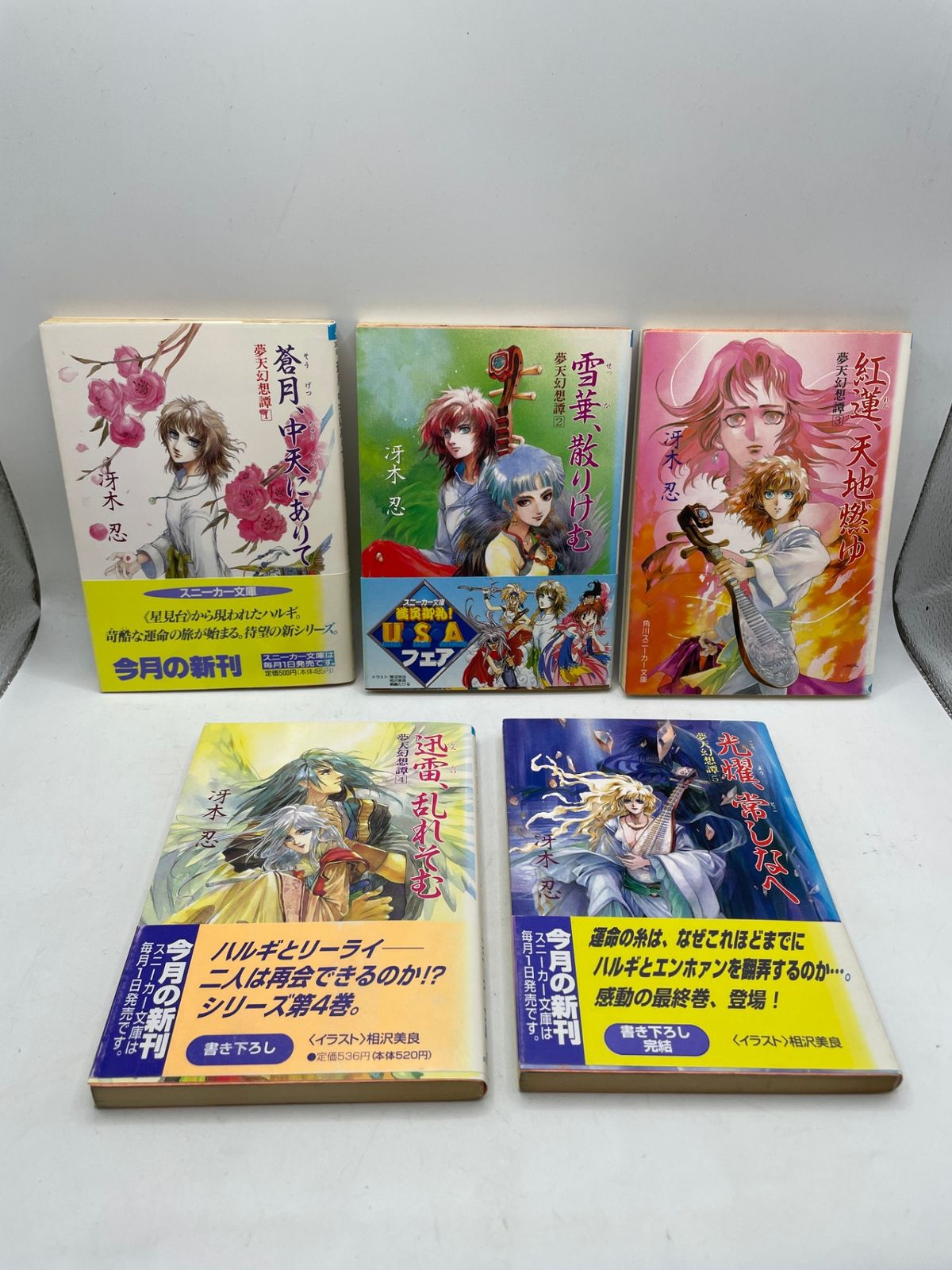 完結セット】 夢天幻想譚 全1~5巻 冴木 忍 角川スニーカー文庫