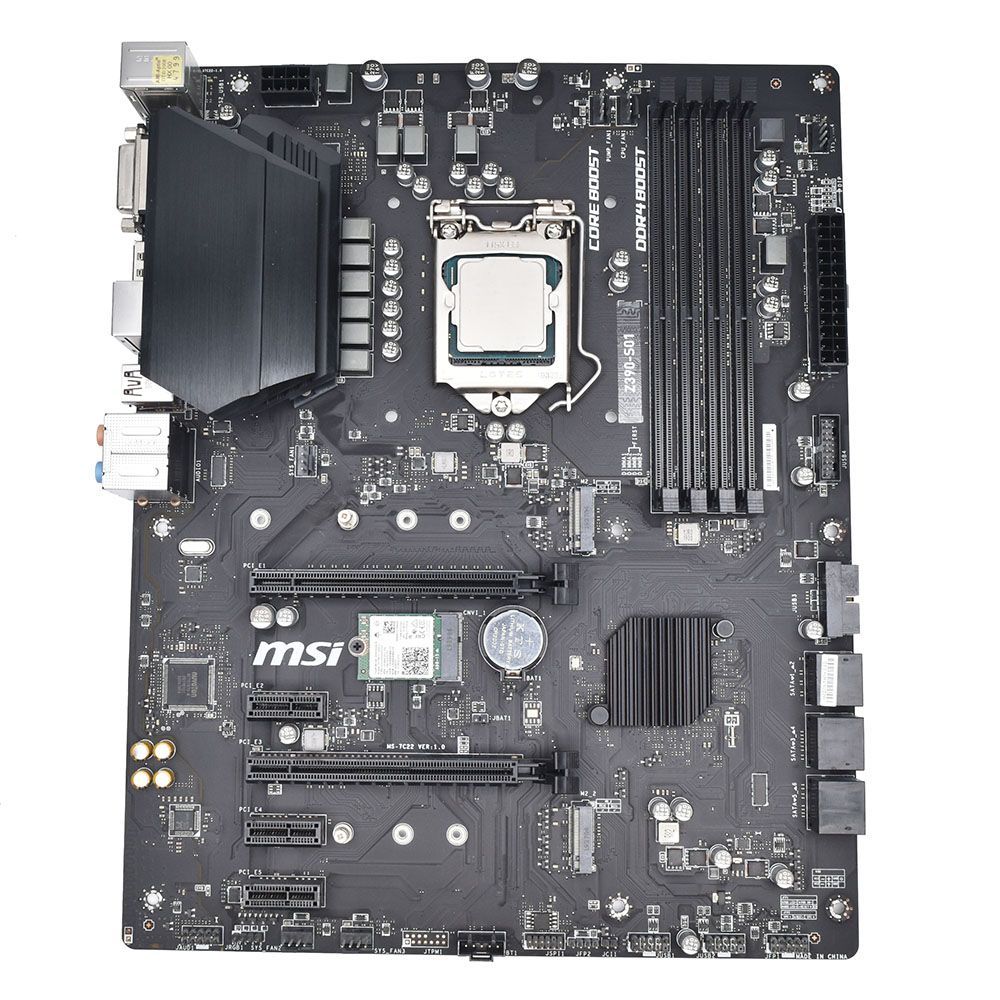 MSI Z390-S01 マザーボード 中古 I/Oパネル付 - メルカリ