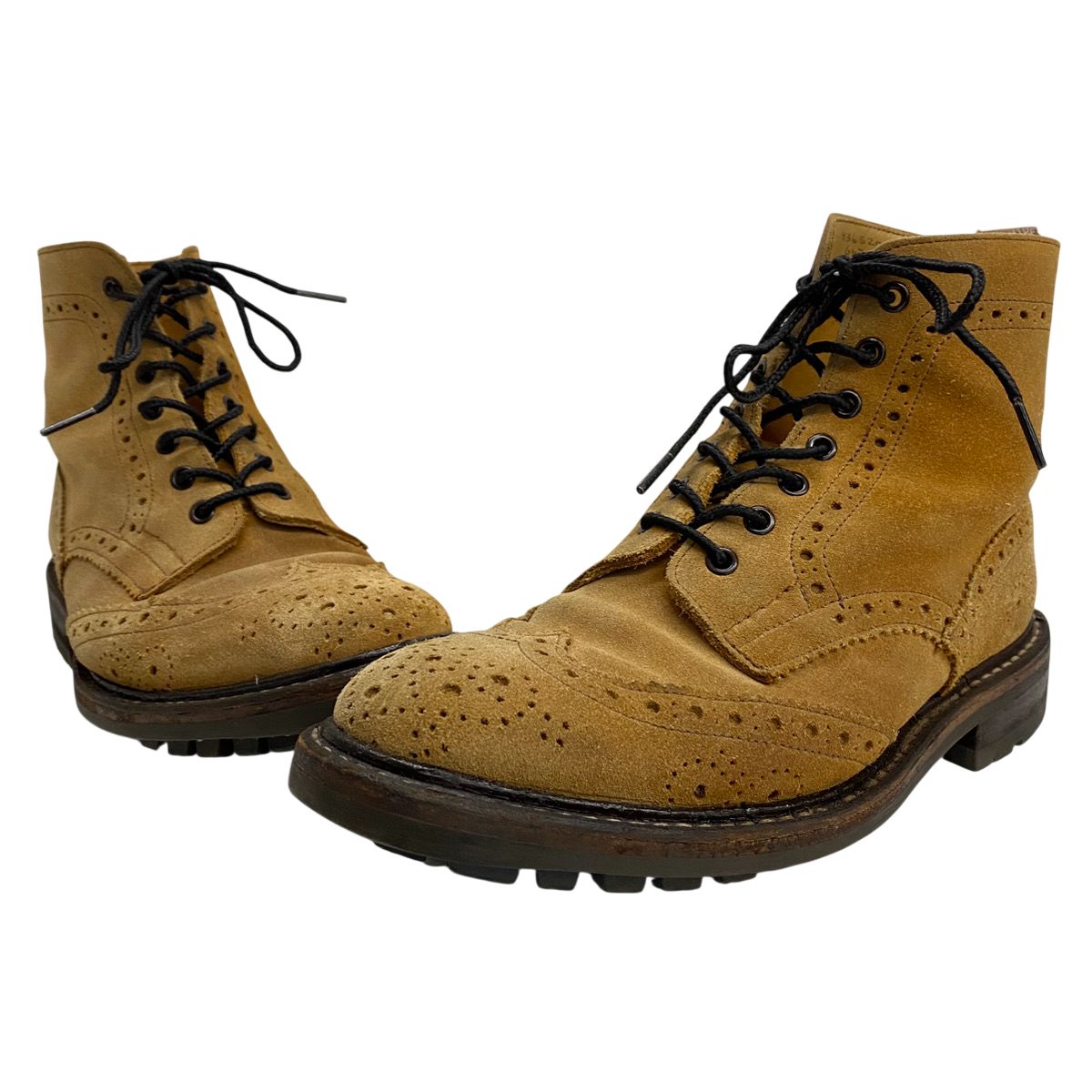 Tricker's x Paul Smith 別注 スエードブーツ トリッカーズ Trickers Paul Smith 別注 スエード イングランド製 7 1