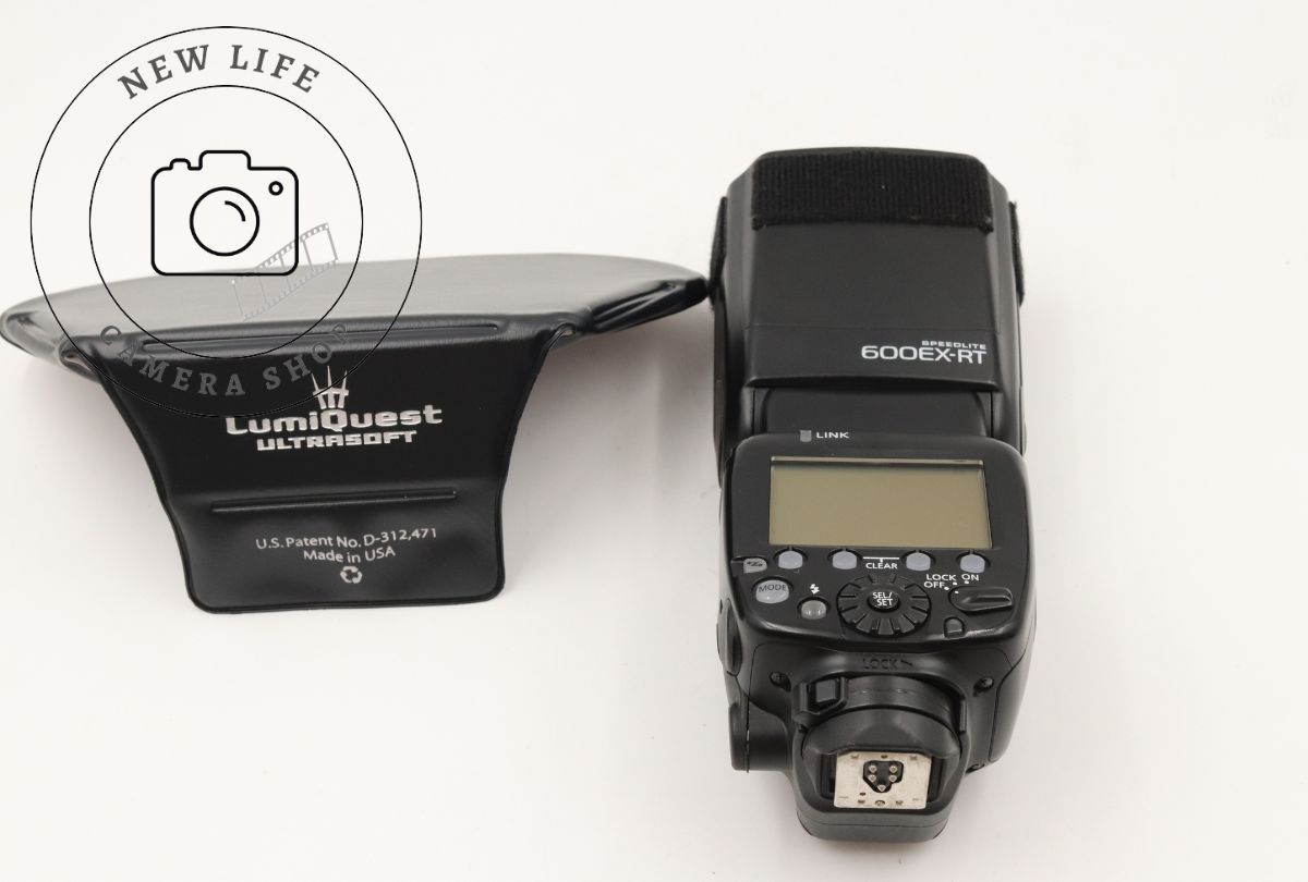 ディフューザー付☆キヤノン CANON 600EX-RT SPEEDLITE スピードライト ストロボ ###18636