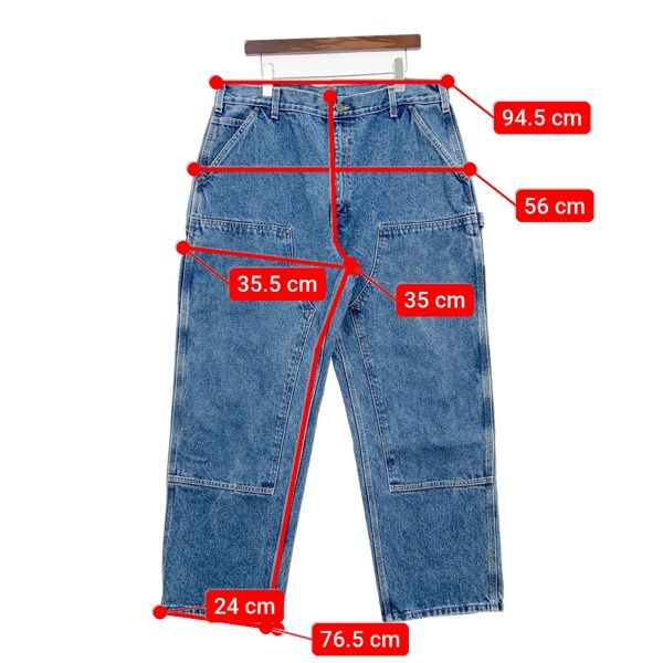 Carhartt カーハート B73 DST デニム ダブルニー ペインターパンツ