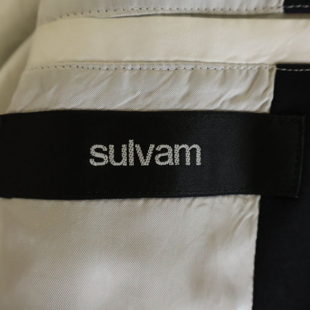 sulvam (サルバム) CLASSIC SHORT JACKET ダメージ加工 カットアウト