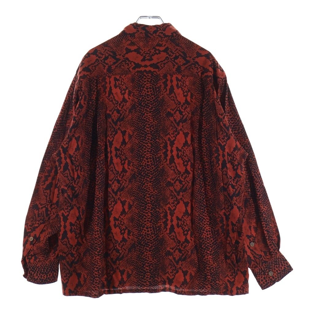 WACKO MARIA (ワコマリア) PYTHON HAWAIIAN SHIRT L/S パイソン柄