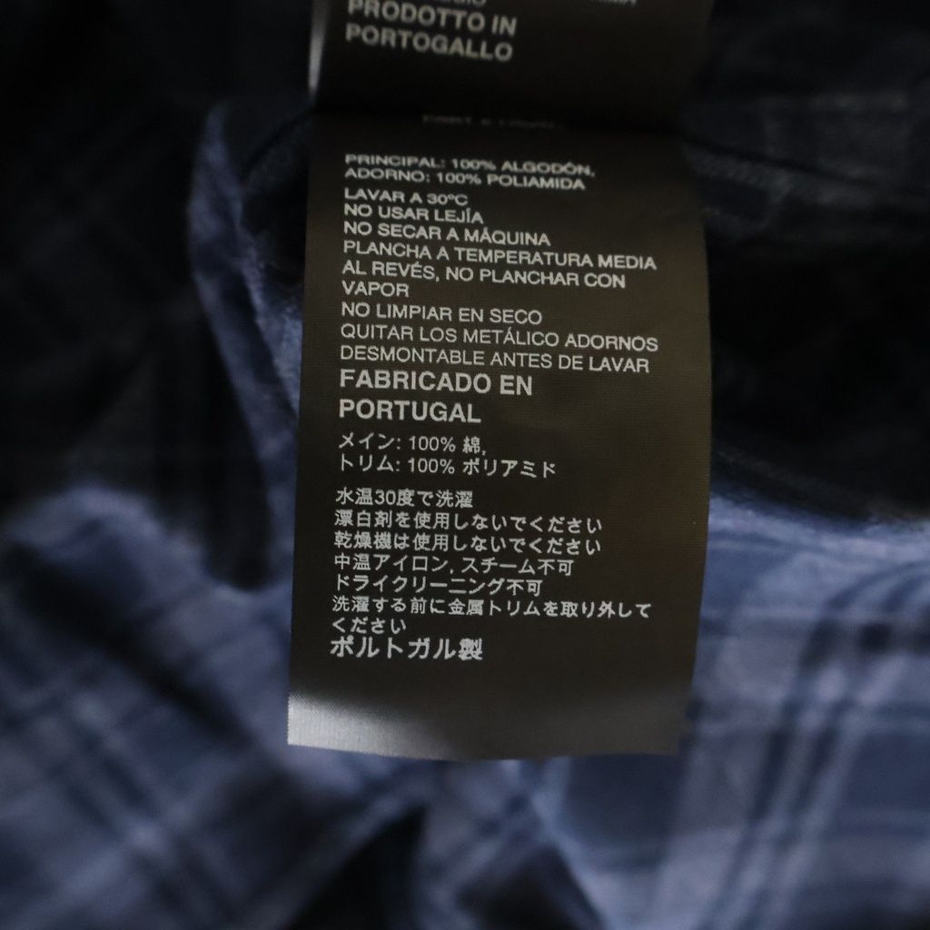 MARTINE ROSE (マーティンローズ) WALLET SHIRT ウォレット チェック