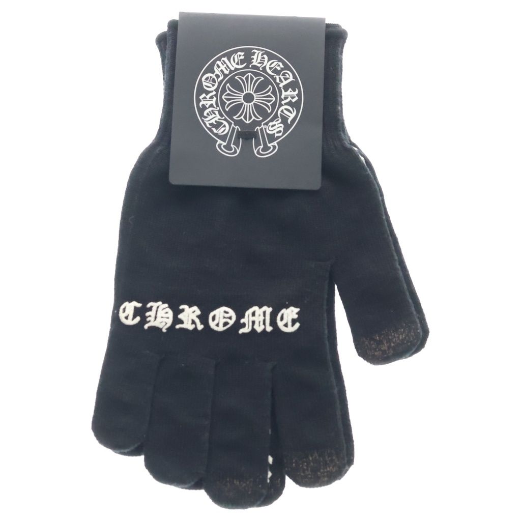 CHROME HEARTS (クロムハーツ) WORK GLOVES ロゴプリント ワーク