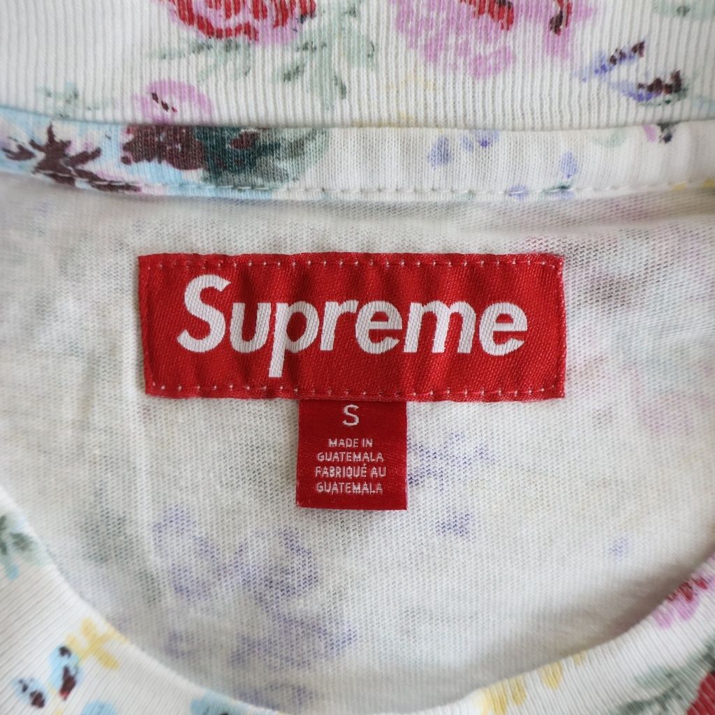 SUPREME (シュプリーム) 26SS Washed S/S Top Floral ウォッシュド