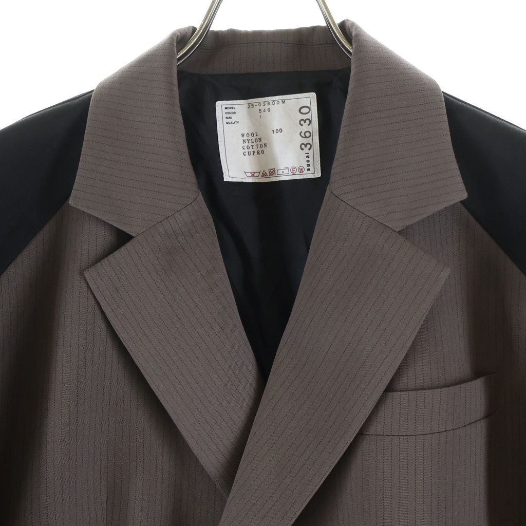 Sacai (サカイ) 25SS Doeskin Mix Jacket ドスキン ミックス