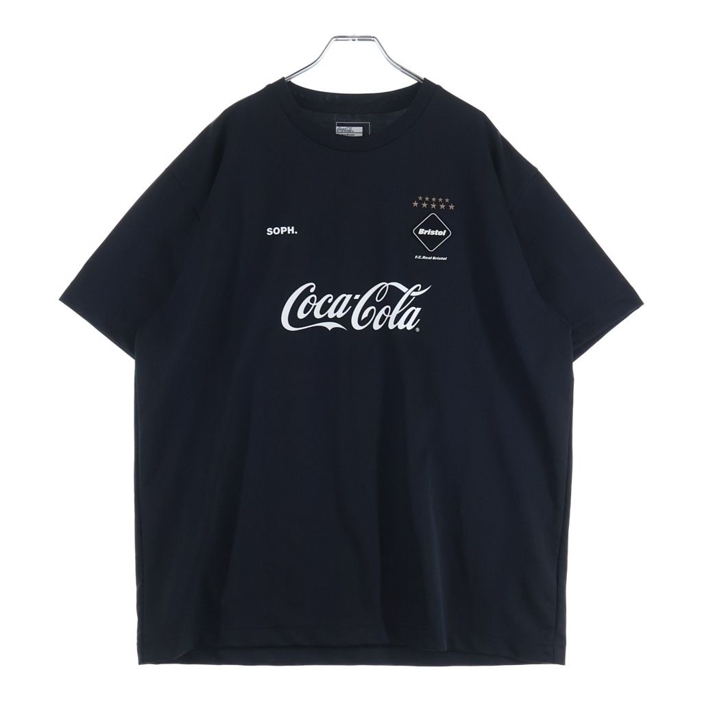 【送料込み★】FCRB × Coca-Cola コラボゲームシャツ XXL 黒 F.C.R.B. (エフシーアールビー) 26SS Coca-Cola WEAVE STRIPE GAME