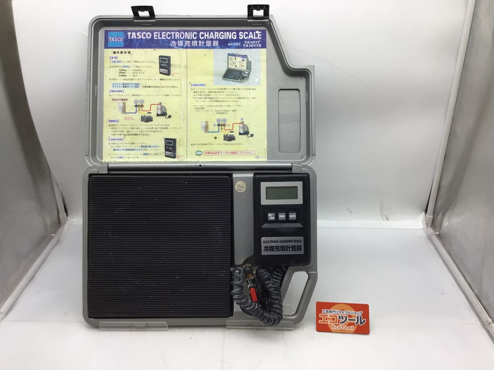 【中古品】TASCO/タスコ TA101T/TA101TS 〇 冷媒充填計量器 [IT_9GPR4][知立][M04]