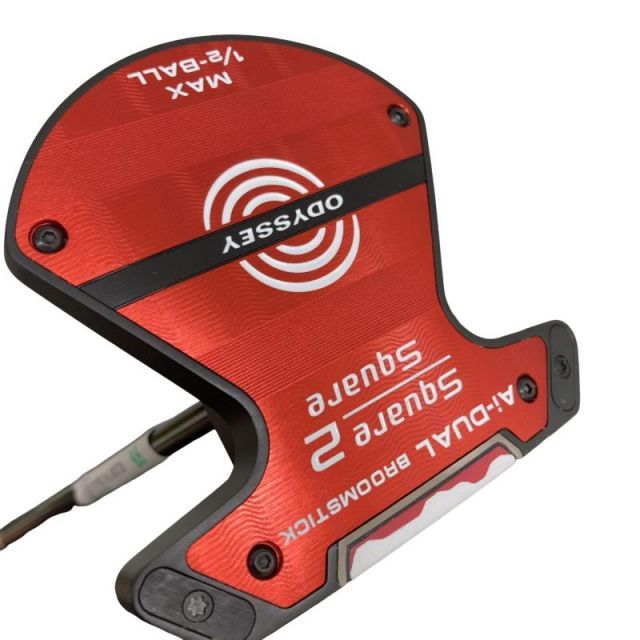 【中古】 オデッセイ Ai-DUAL SQUARE 2 SQUARE MAX 1/2-BALL BROOMSTICK 45インチ パター PT STROKE LAB 180 スチール (フレックスその他) メンズ 男性用 右利き 右用 Cランク ゴルフクラブ