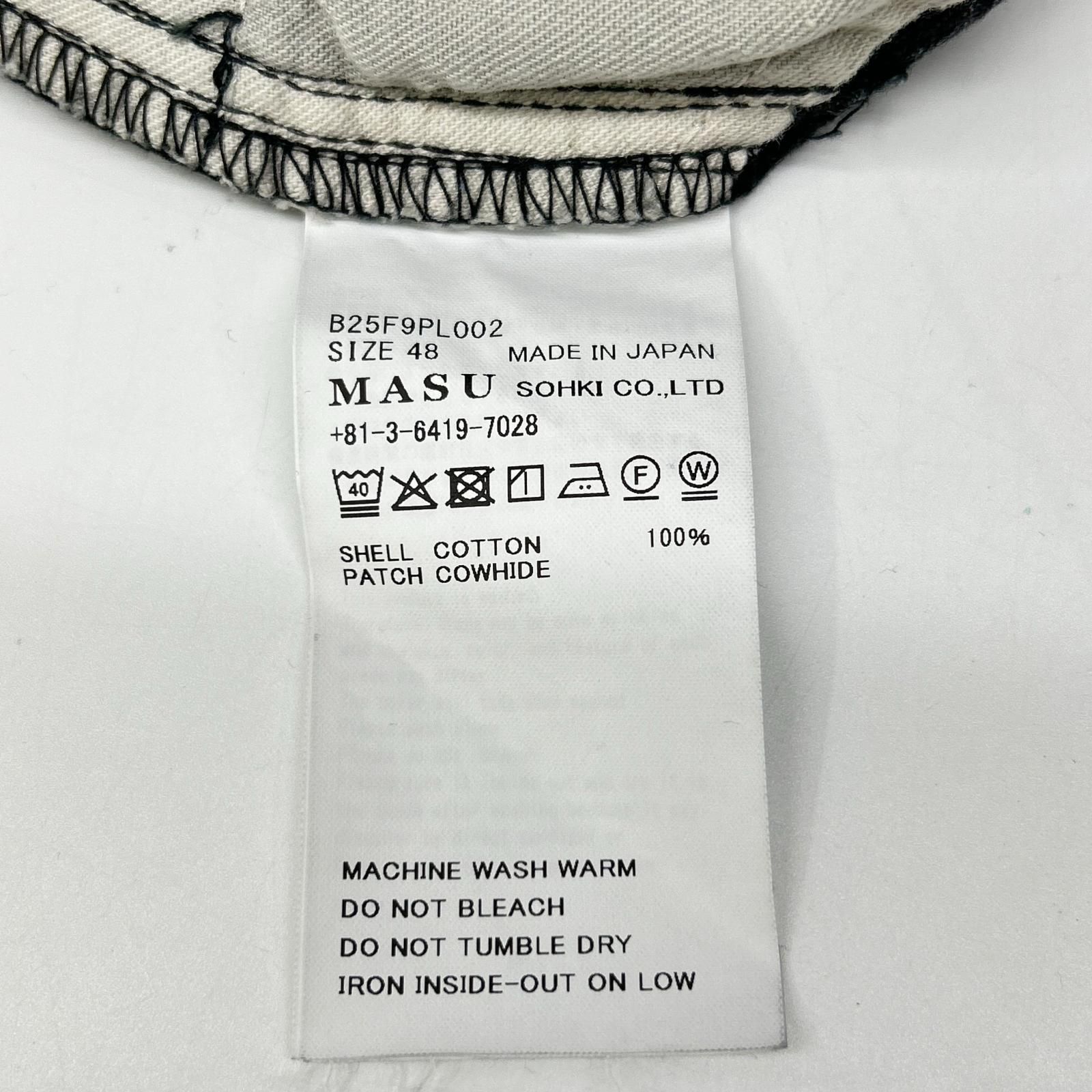MASU エム エー エス ユー MASUBOYS B25F9PL002 USED加工 MB BAGGY