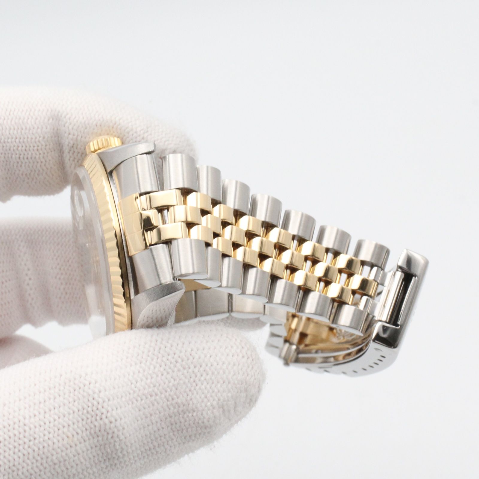 ロレックス ROLEX 腕時計 デイトジャスト 10Pダイヤ T番 16233G SIL/コン/NP K18(イエローゴールド) ステンレススチール デイトジャスト 10Pダイヤ T番 メンズ Used A ロレックス ROLEX 腕時計 デイトジャスト 10Pダイヤ T番 16233G SIL/コン/NP K18(イエローゴールド) ステンレススチール デイトジャスト 10Pダイヤ T番 メンズ Used A