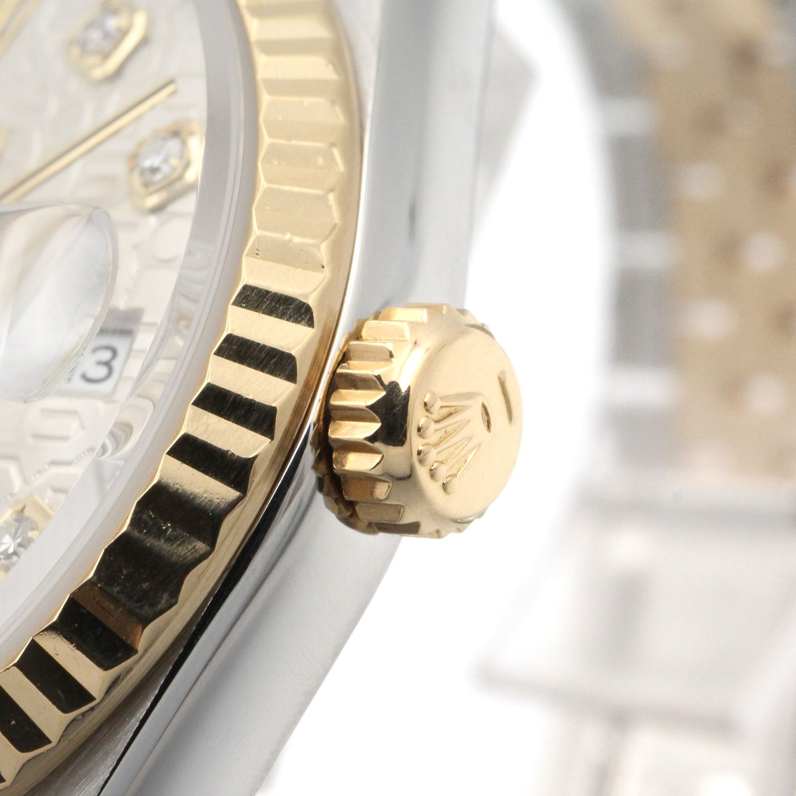 ロレックス ROLEX 腕時計 デイトジャスト 10Pダイヤ T番 16233G SIL/コン/NP K18(イエローゴールド) ステンレススチール デイトジャスト 10Pダイヤ T番 メンズ Used A ロレックス ROLEX 腕時計 デイトジャスト 10Pダイヤ T番 16233G SIL/コン/NP K18(イエローゴールド) ステンレススチール デイトジャスト 10Pダイヤ T番 メンズ Used A