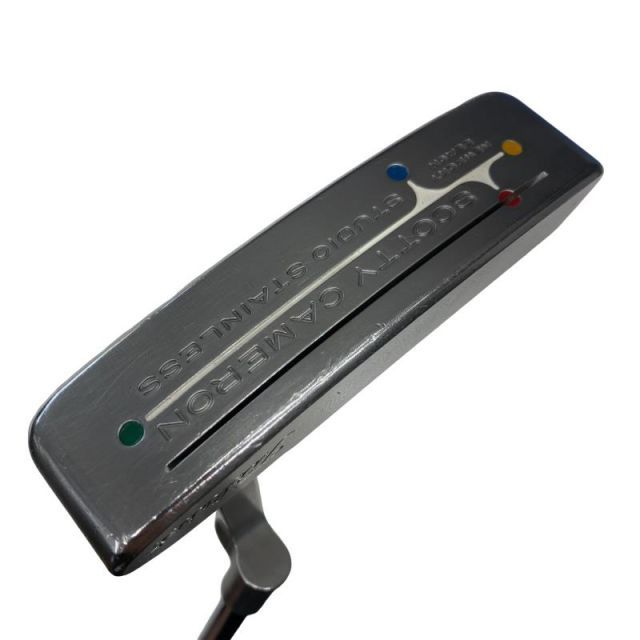 【中古】 タイトリスト SCOTTY CAMERON STUDIO STAINLESS NEWPORT BEACH 35インチ パター PT スチール (フレックスその他) メンズ 男性用 右利き 右用 Dランク ゴルフクラブ
