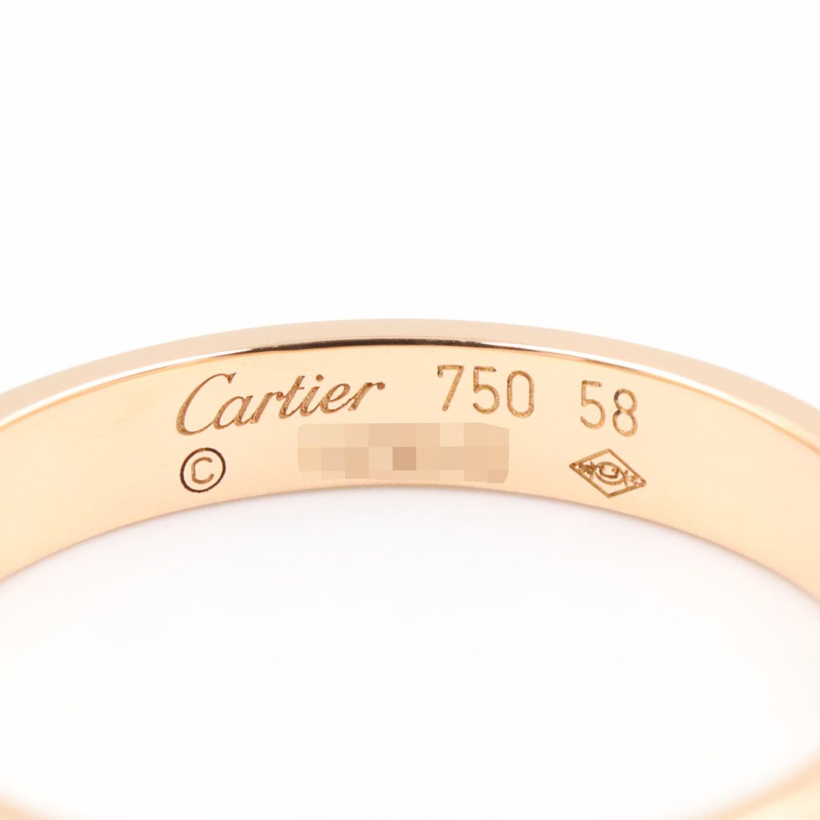 カルティエ CARTIER リング・指輪 ミニラブリング B4085200 K18PG