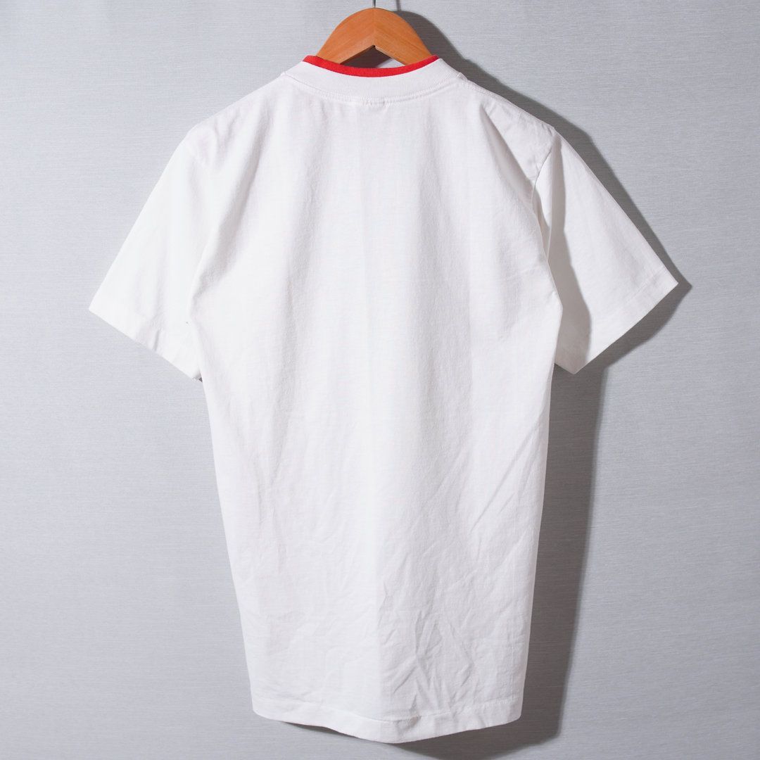 90s USA製 バドワイザー Budweiser Tシャツ M リンガーシャツ ホワイト