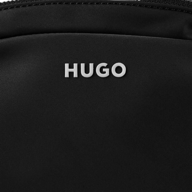 フューゴ レディース バッグ ナイロン Hugo Crossbody Nylon bag Black ブラック