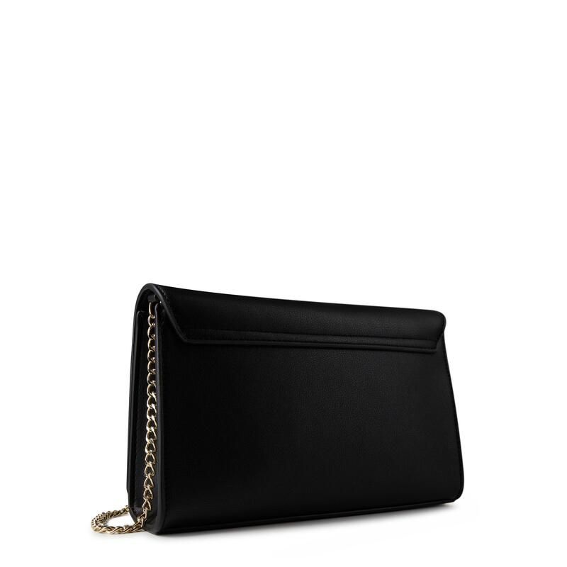 ラブ モスキーノ レディース バッグ Love Moschino Lettering Shoulder Bag Nero 000