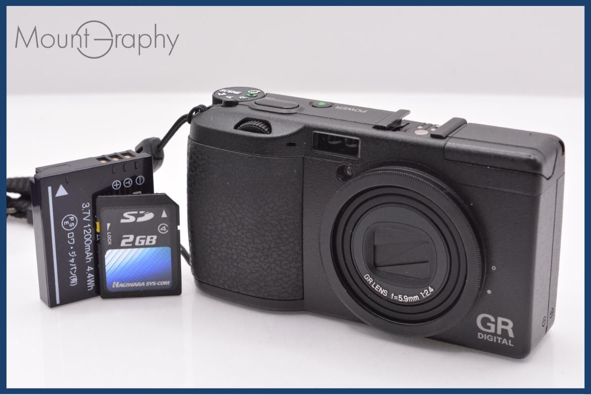 【動作保証】 リコー RICOH GR DIGITAL バッテリー、メモリーカード付属 同梱無料 #ak251 動作保証】 リコー RICOH GR DIGITAL バッテリー、メモリーカード付属