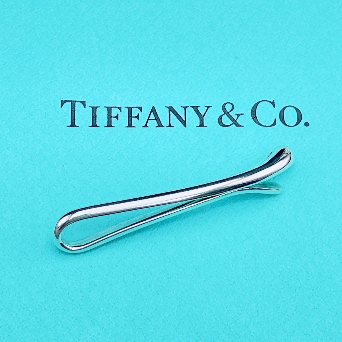 ◇ティファニー◇新品仕上済 Tiffany&Co. ティアドロップ ネクタイピン シルバー Ag925 ブランド 4.88g