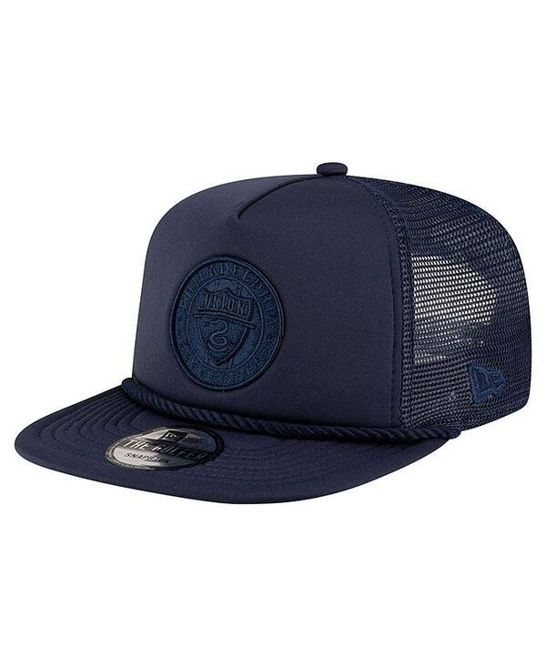 ニューエラ メンズ アクセサリー 帽子 New Era Mens Navy Philadelphia Union Tone Golfer Snapback Hat Navy ネイビー