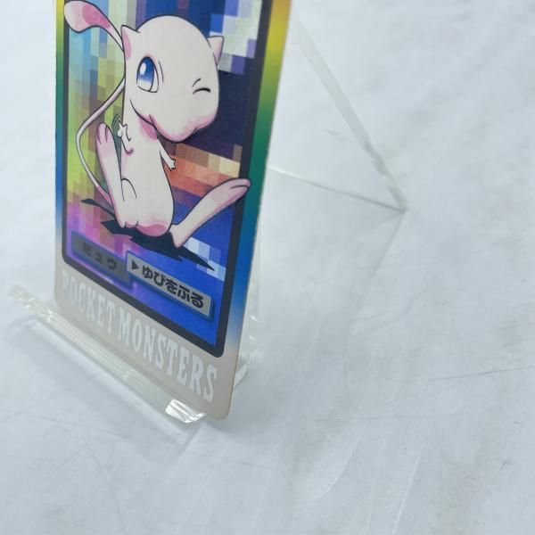 中古】ﾎﾟｹﾓﾝｶｰﾄﾞﾀﾞｽ ﾐｭｳ ゆびをふる 汚れ・折れ有 ﾎﾟｹﾓﾝ[92] - メルカリ