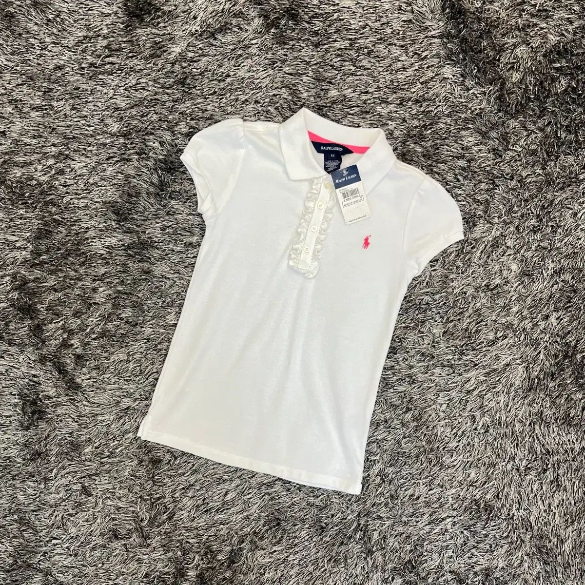 (新)POLO RALPH LAUREN キッズ Kara 半袖 Tシャツ (6x)