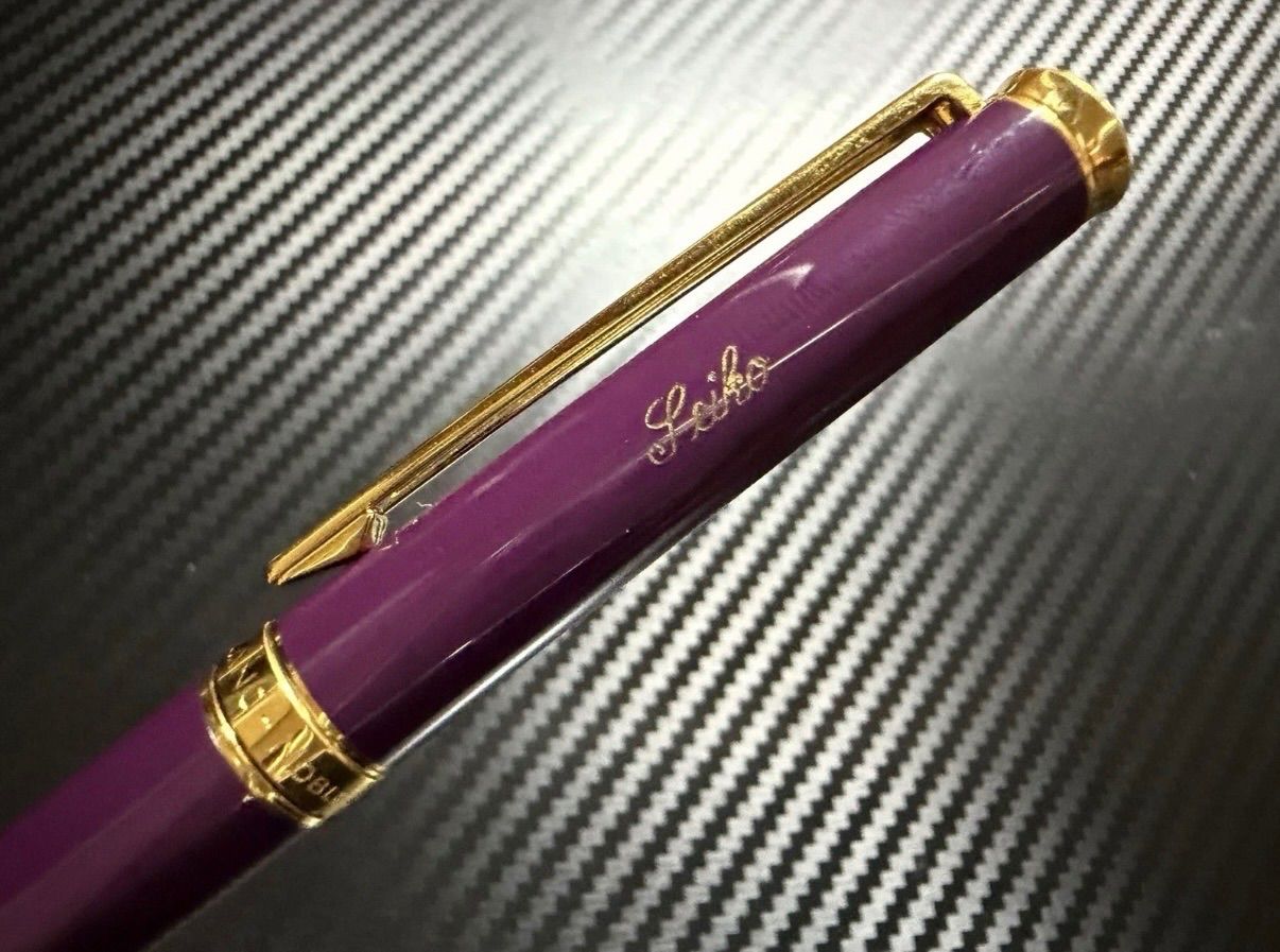 未使用に近い モンブラン montblanc ノブレスオブリージュ パープル