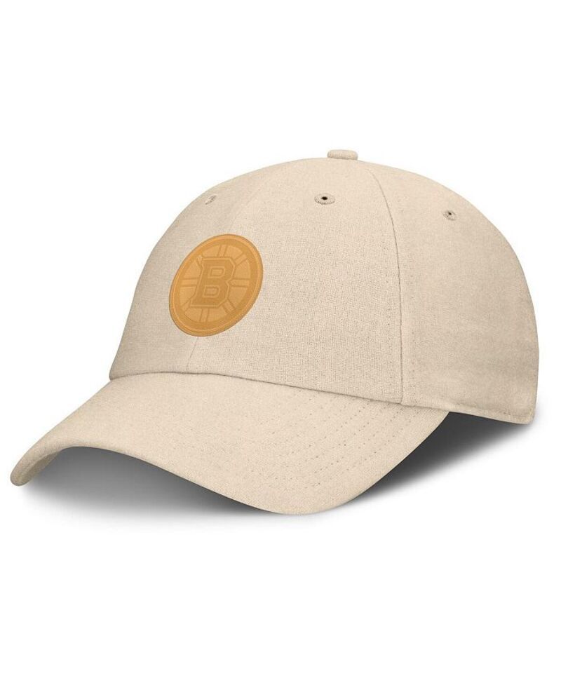 ファナティクス メンズ アクセサリー 帽子 Fanatics Mens Tan Boston Bruins Front Office Canvas Adjustable Hat Tan タン