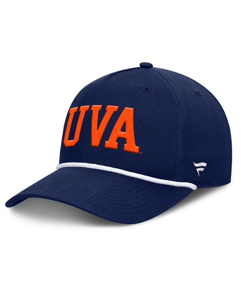 ファナティクス メンズ アクセサリー 帽子 Fanatics Mens Navy Virginia Cavaliers Foul Ball Rope Adjustable Hat Navy ネイビー