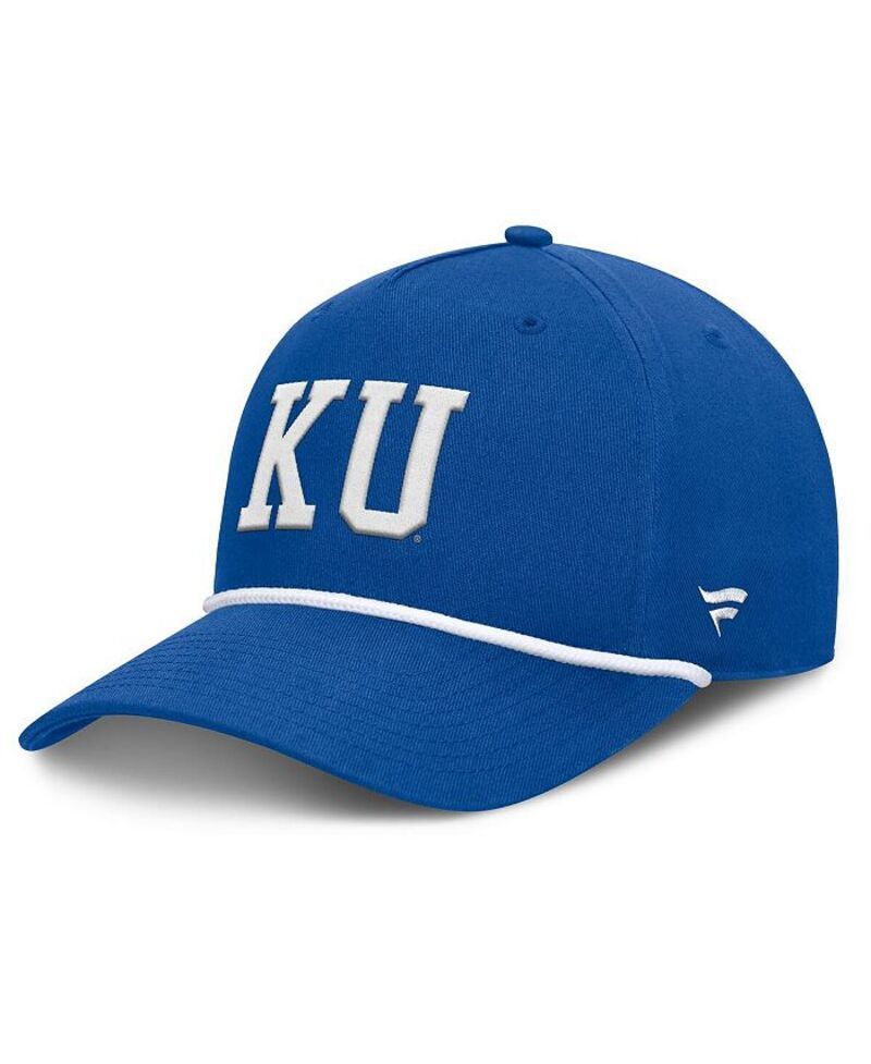 ファナティクス メンズ アクセサリー 帽子 Fanatics Mens Royal Kansas Jayhawks Foul Ball Rope Adjustable Hat Royal