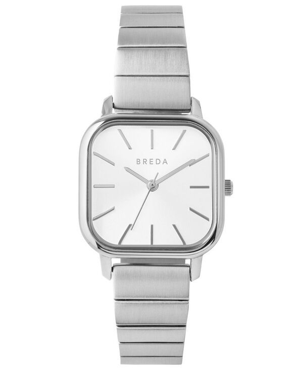 ブレダ レディース アクセサリー 腕時計 Tシャツ BREDA Womens Esther 1735c Silver Stainlessteel Bracelet Watch 26mm SilverI