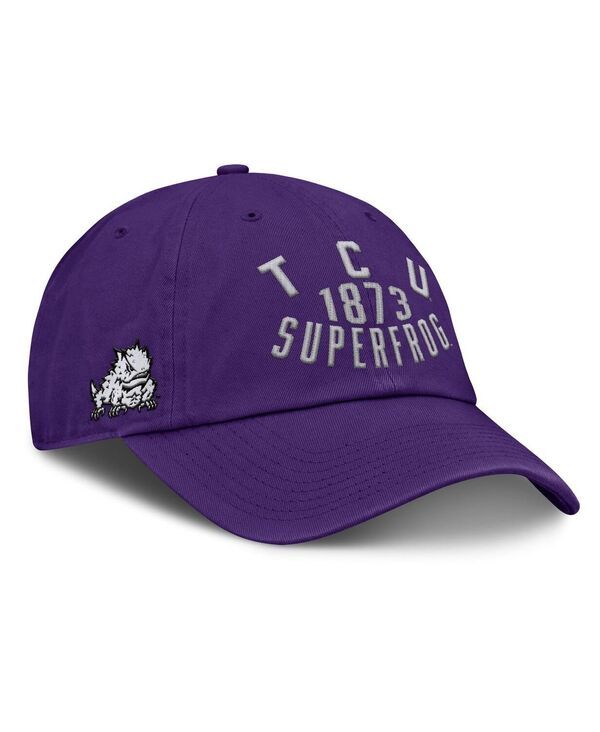 ファナティクス メンズ アクセサリー 帽子 Fanatics Mens Purple TCU Horned Frogs Archer Adjustable Hat Purple パープル