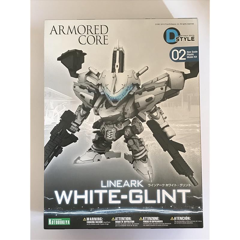 【新品】 コトブキヤ アーマード・コア D-スタイル ラインアーク ホワイト・グリント ノンスケールプラスチックキット 0