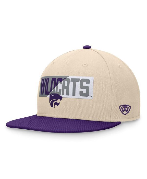 トップオブザワールド メンズ アクセサリー 帽子 Top of the World Mens Khaki Kansas State Wildcats Goalaso Snapback Hat Khak 7,546円